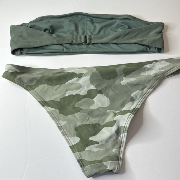 Aerie Mix and Match Bikini Swim Top and Bottoms Camo Medium / Large - Picture 6 of 11